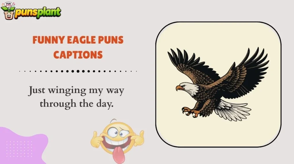 Funny Eagle Puns Captions